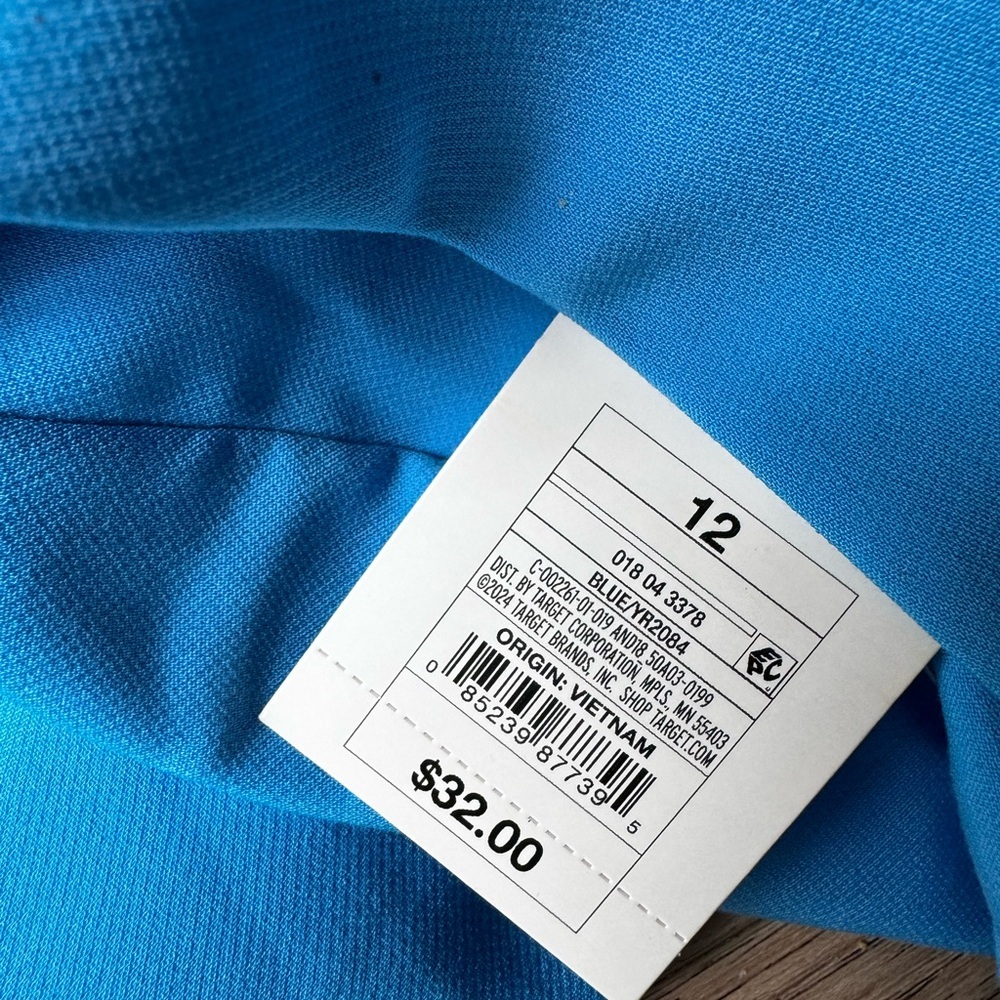 a new day Bright Blue Cropped Pants - Picture 2 of 5